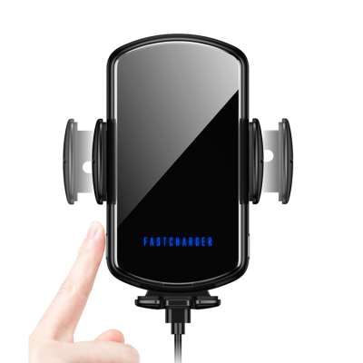 In Stock Car Wireless Charger Holder 10W 15W Wireless Charging Car Mount Fast Qi Wireless Car Charger